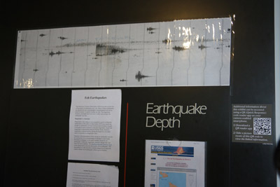 ジャガーミュージアムの地震計