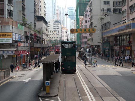 香港島のトラム